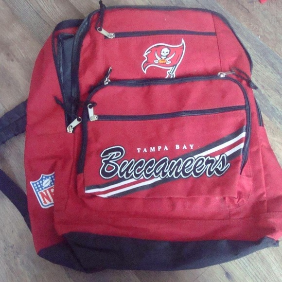 NFL Other - TAMPA BAY BUCCANEERS BACKPACK VINTAGE ZIPPER L4